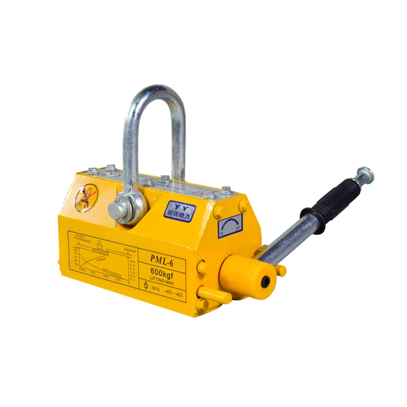 Magnetic Lifter Permanent Crane Hoist 600Kg - 600Kg Steel Permanent Magnetic Lifter Neodymium