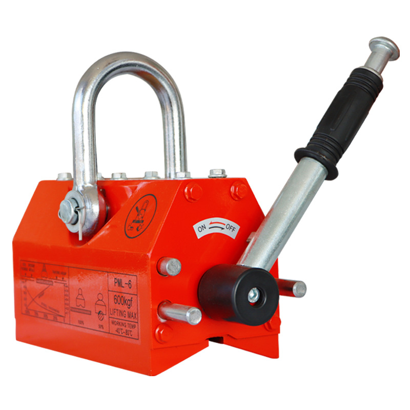 Magnetic Lifter Permanent Crane Hoist 600Kg - New Condition 600kg Steel Magnetic Crane