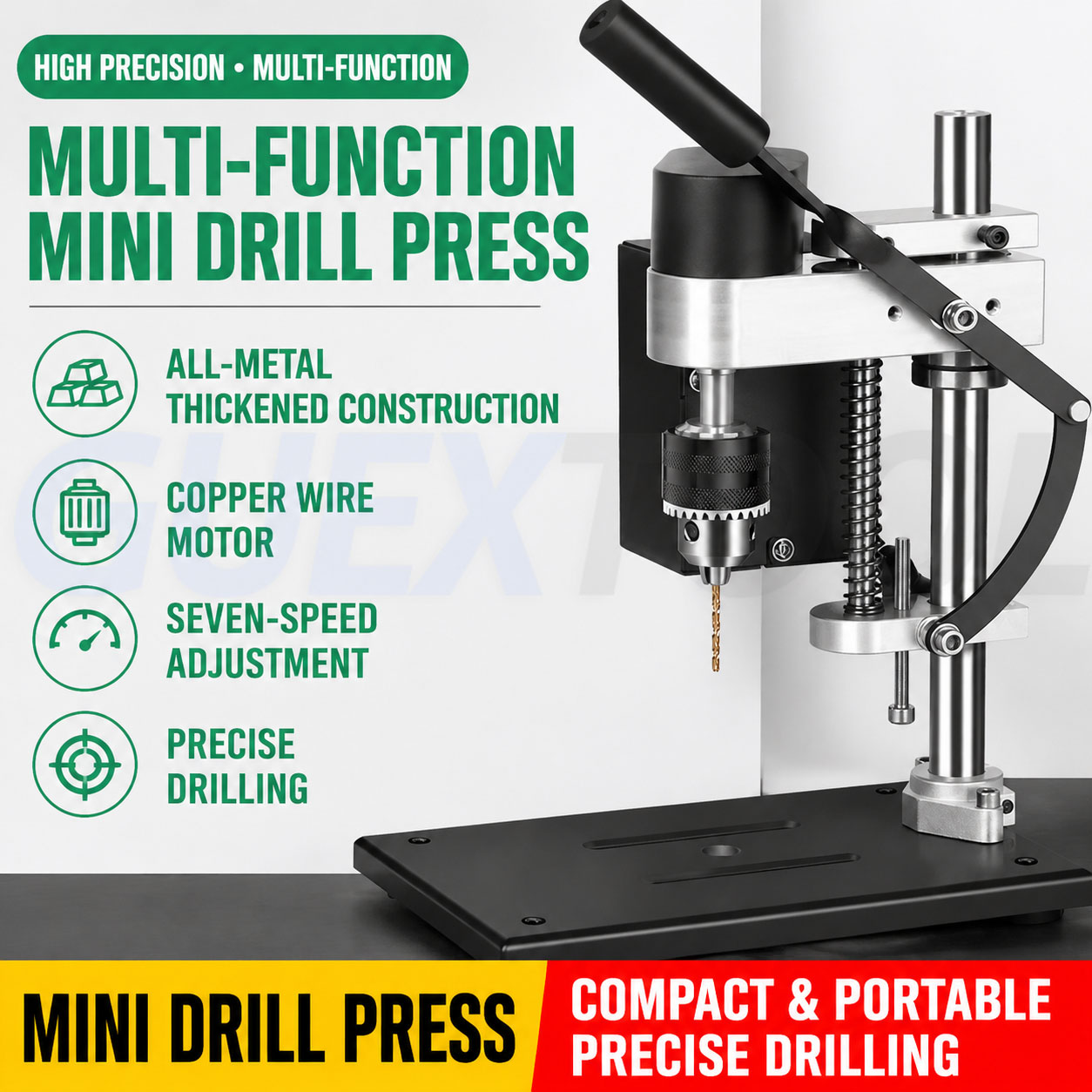 Mini Bench Drill Press Stand V - đánh giá và giá Benchtop Drill Press Mini Variable Speed