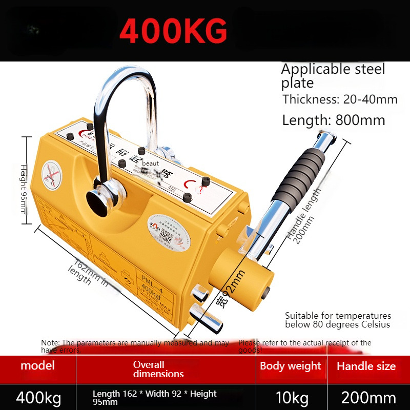600Kg Steel Permanent Magnetic - đánh giá và giá Magnetic Lifter Permanent Crane Hoist 600Kg