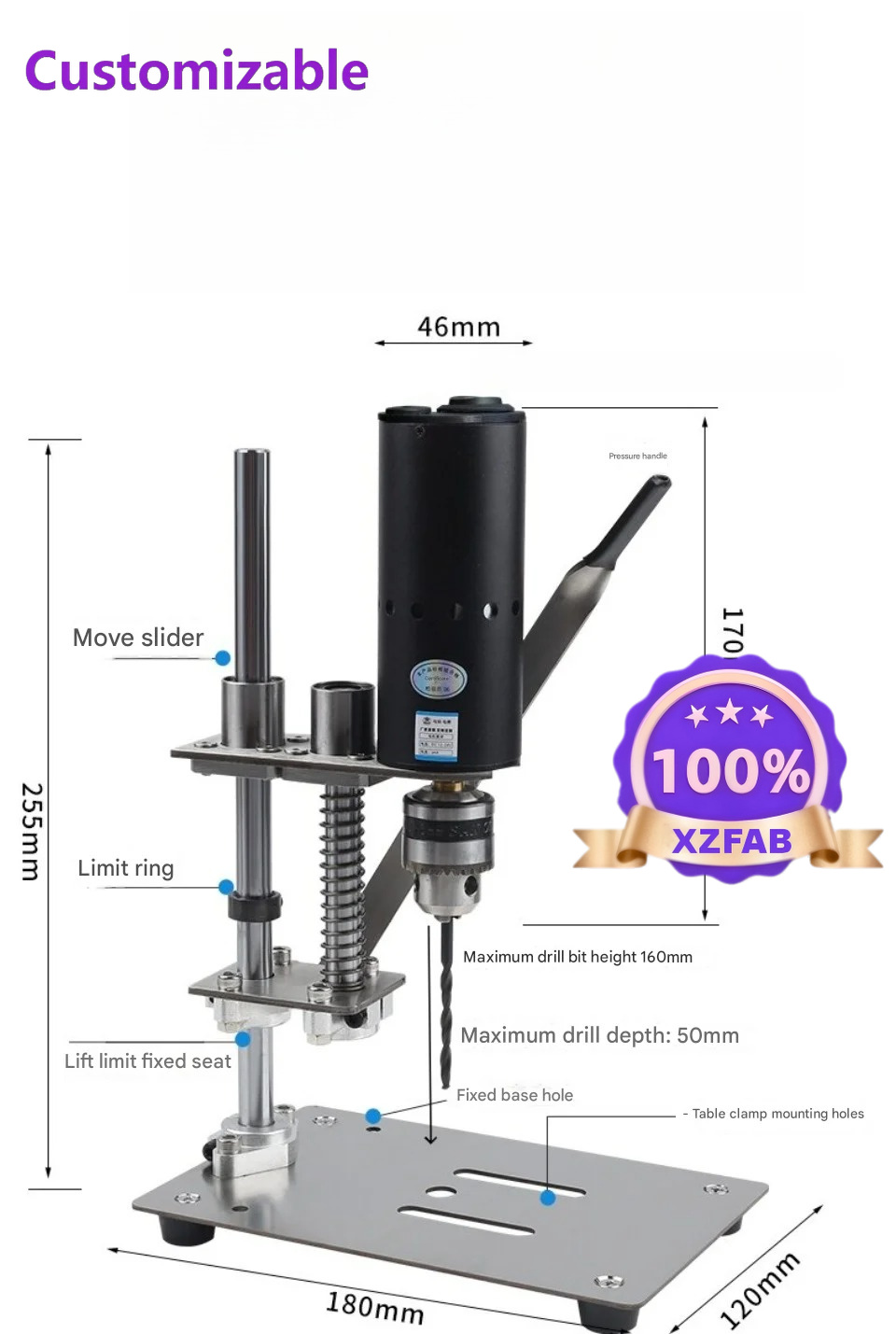 Factory Direct 2026 Portable M - đánh giá và giá Benchtop Drill Press Mini Variable Speed