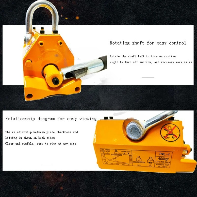 Steel Magnetic Lifter Heavy Du - đánh giá và giá Magnetic Lifter Permanent Crane Hoist 600Kg