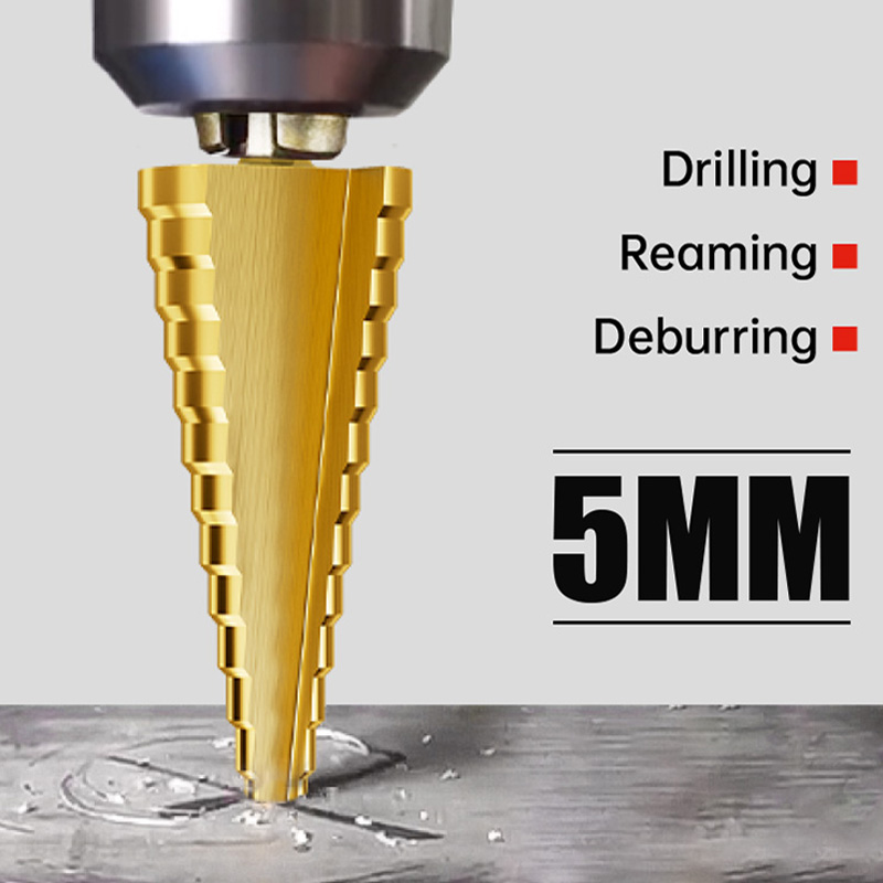 HUHAO 3PCS M35 Contains Cobalt - đánh giá và giá Step Drill Bit Set Titanium Hss Cobalt