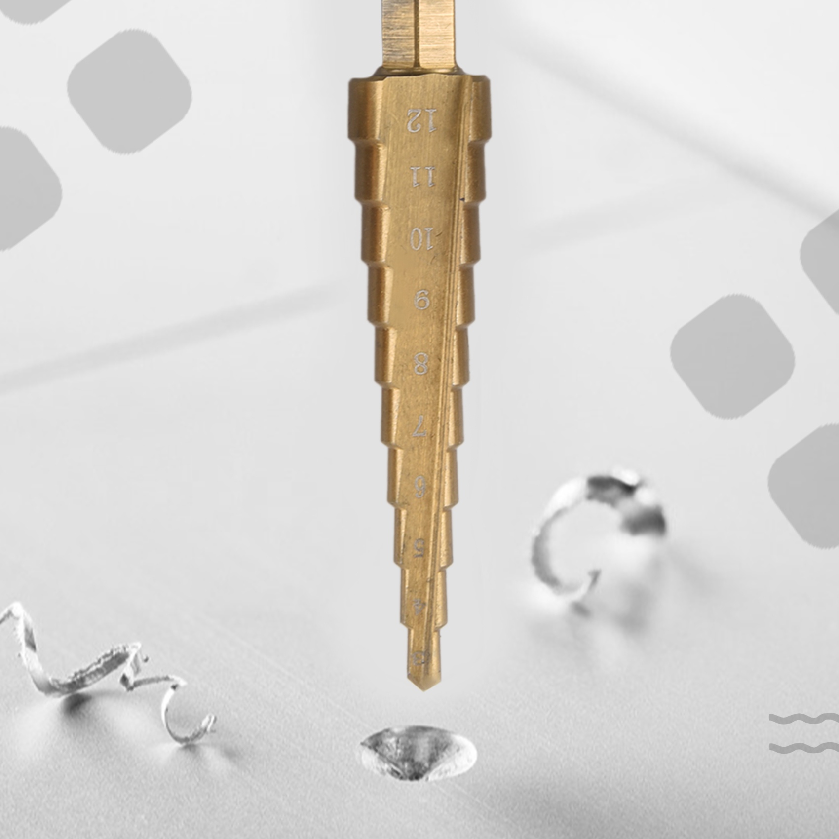 A23T 3Pc HSS Step Cone Taper D - đánh giá và giá Step Drill Bit Set Titanium Hss Cobalt