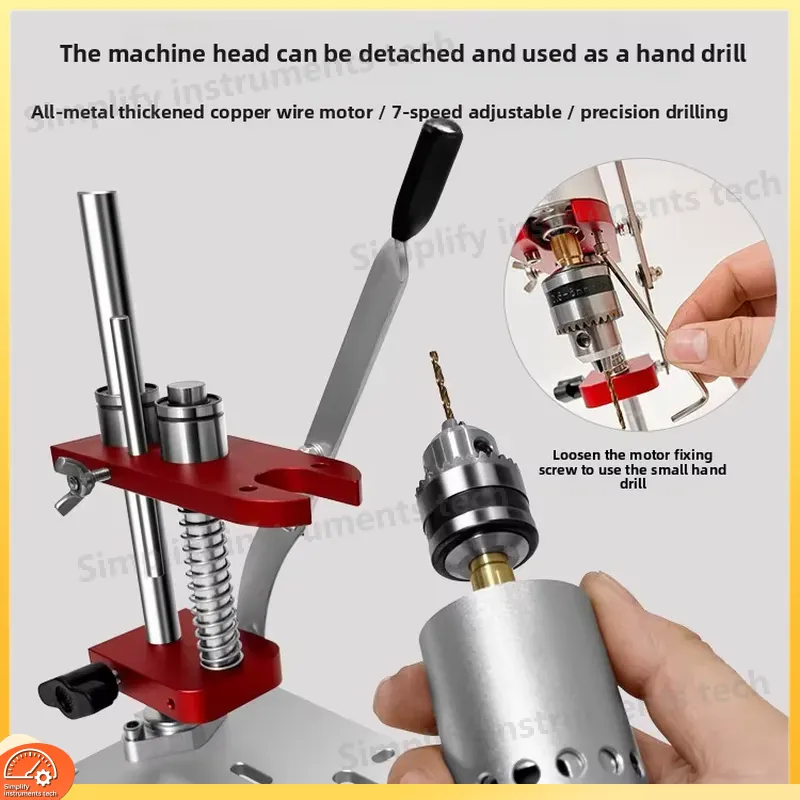 Mini Desktop Drill Press Varia - đánh giá và giá Benchtop Drill Press Mini Variable Speed