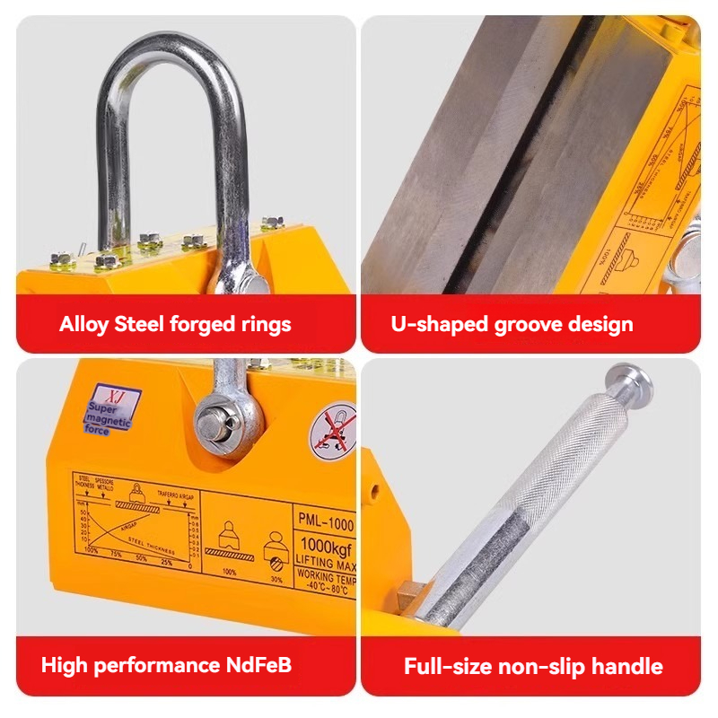 100kg/600kg Permanent Magnetic - đánh giá và giá Magnetic Lifter Permanent Crane Hoist 600Kg