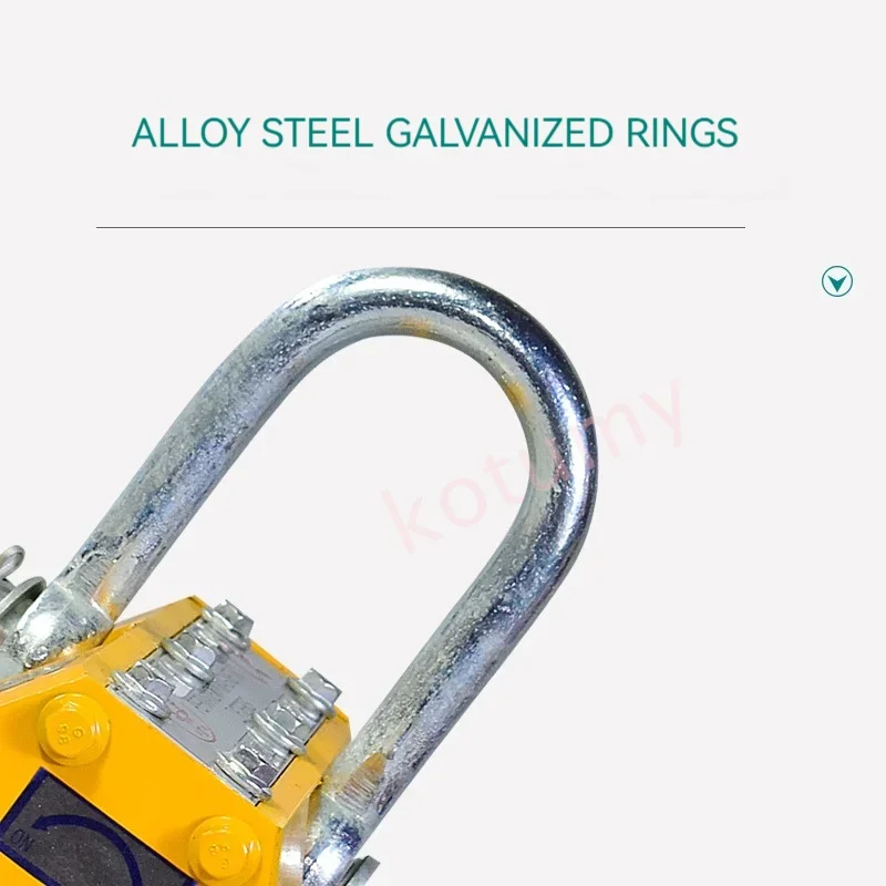 600Kg Capacity Steel Permanent - đánh giá và giá Magnetic Lifter Permanent Crane Hoist 600Kg